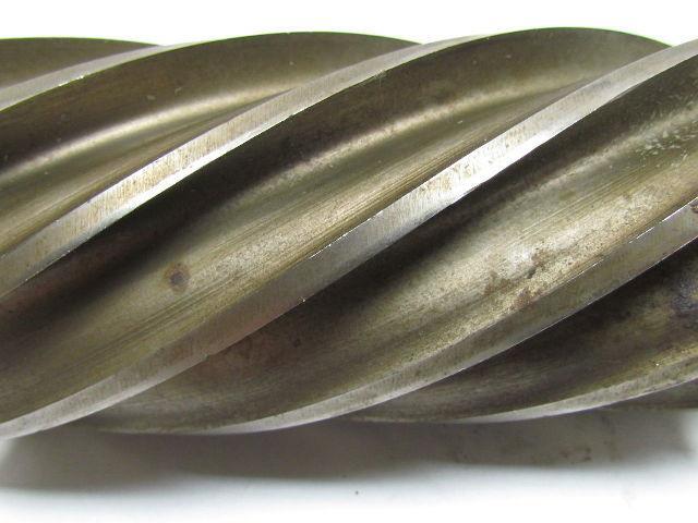 Cleveland 2"Left Hand 8 Flute HSS 4"Cut End Mill 1-1/4"Straight Shank 6-1/2" OAL