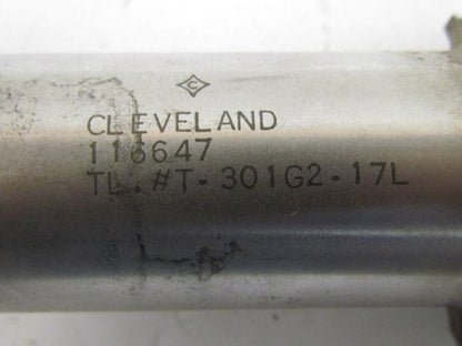 Cleveland 2"Left Hand 8 Flute HSS 4"Cut End Mill 1-1/4"Straight Shank 6-1/2" OAL