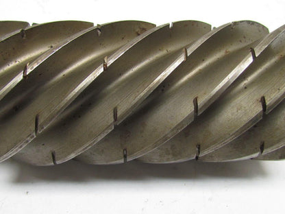 TRW 2" Left Hand 8 Flute HSS 4" Cut End Mill 1-1/4" Straight Shank 6-1/2" OAL