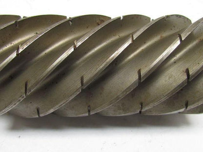 TRW 2" Left Hand 8 Flute HSS 4" Cut End Mill 1-1/4" Straight Shank 6-1/2" OAL