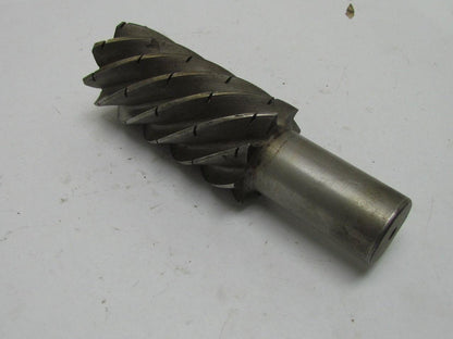 TRW 2" Left Hand 8 Flute HSS 4" Cut End Mill 1-1/4" Straight Shank 6-1/2" OAL