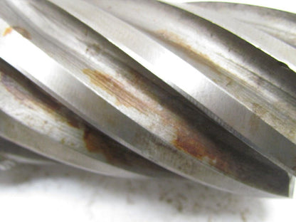 TM-370 I-3 2" Right Hand 8 Flute HSS 3"Cut End Mill 2" Straight Shank 6-1/4" OAL