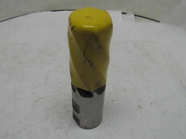 Woodson M2 2" Left Hand 6 Flute HSS 4" Cut End Mill 2" Straight Shank Sharpened