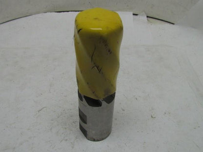 Woodson M2 2" Left Hand 6 Flute HSS 4" Cut End Mill 2" Straight Shank Sharpened