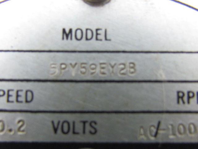 General Electric 5PY59EY2B Tachometer Generator Encoder 30.2V 5000 RPM