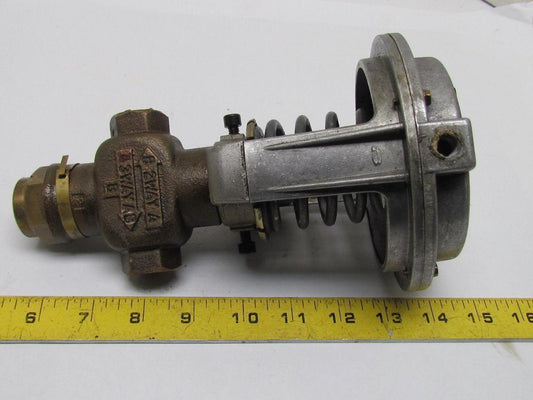 MP953C 1018 Direct Action 5" Pneumatic Actuator 1/2" 3-Way Globe Mixing Valve