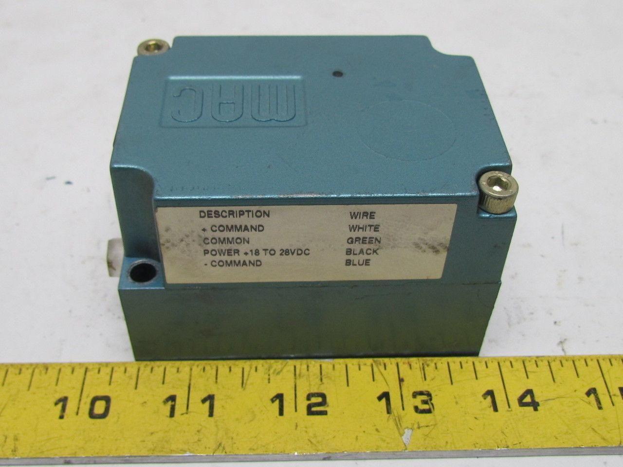 MAC PPC5C-AAA-HGAB-DAA-HD Solenoid Valve 1/8" NPT Ports 0-20 PSI 18 To 28VDC