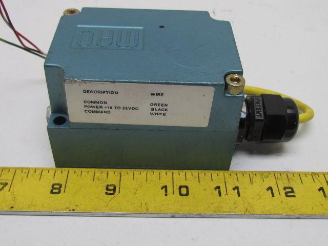 MAC PPC5C-AAA-HGAB Analong Pressure Proportional Valve 1/8" NPT  20 PSI 24VDC