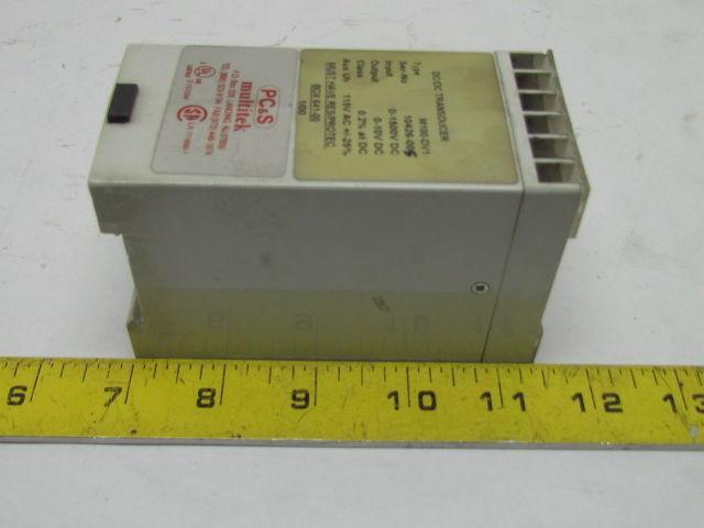 M100-DV1 DC/DC Transducer w/Matching Protective-Resistor IP 0-1500VDC OP 0-10VDC