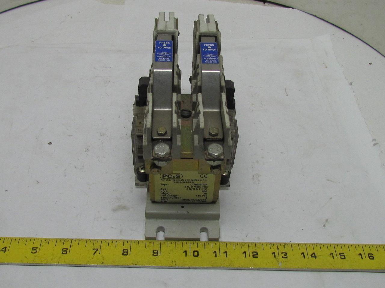 Panel Components LTN60SDGF Contactor 2 N/O Main Pole Aux Contacts 2 N/O 2 N/C