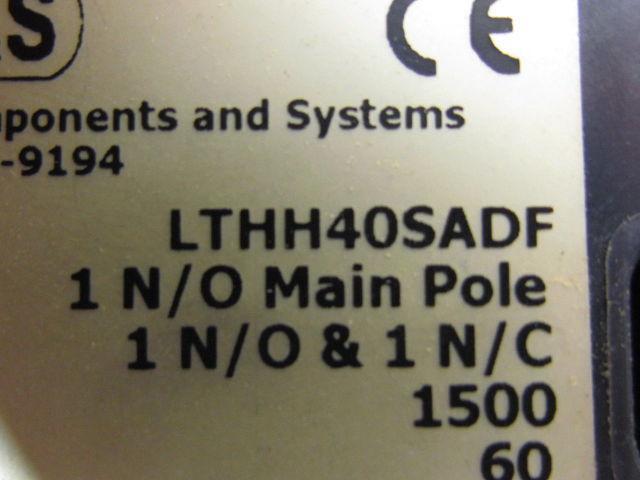 Panel Components LTHH40SADF Contactor 1N/O Main Pole Aux Contacts 1 N/O & 1 N/C