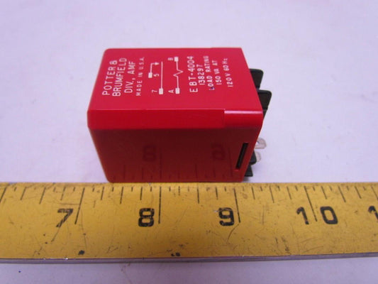 Potter & Brumfield EBT-4004 138297 Relay Load Rating 150VA At 120V 60Hz 4 Pin