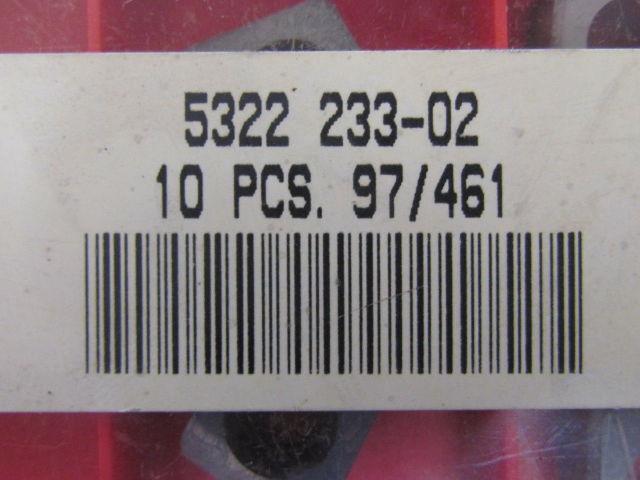 Sandvik Coromant 5322 233-02 97/461 Carbide Insert Shim Box of 7pcs