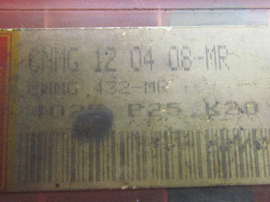 Sandvik CNMG 12 0408-MR CNMG432-MR P25 K20 Carbide Insert Grade 4025 Box of 6pcs