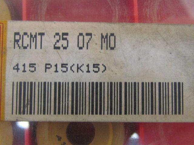 Sandvik RCMT 25 07 M0 415 P15 K15 Carbide Turning Insert Grade 415 Box of 5pcs