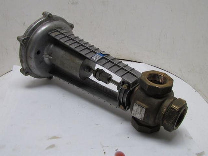 Siemens Flowrite 8" Pneumatic Valve Actuator 1-1/2" Bronze 3-Way Mixing Valve