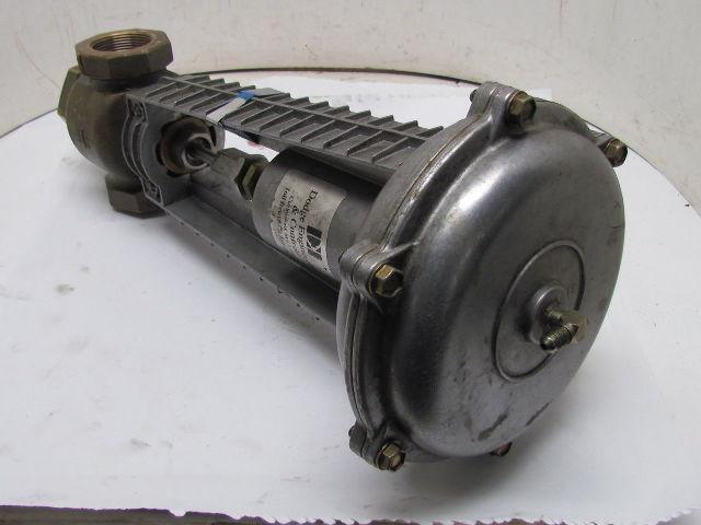 Siemens Flowrite 8" Pneumatic Valve Actuator 1-1/2" Bronze 3-Way Mixing Valve