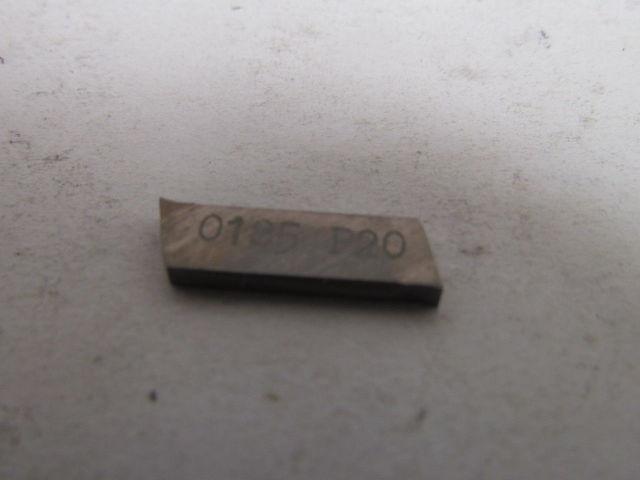 Horn 217.0185.00 0815 P20 Carbide Insert 0815 P20 Box of 5pcs