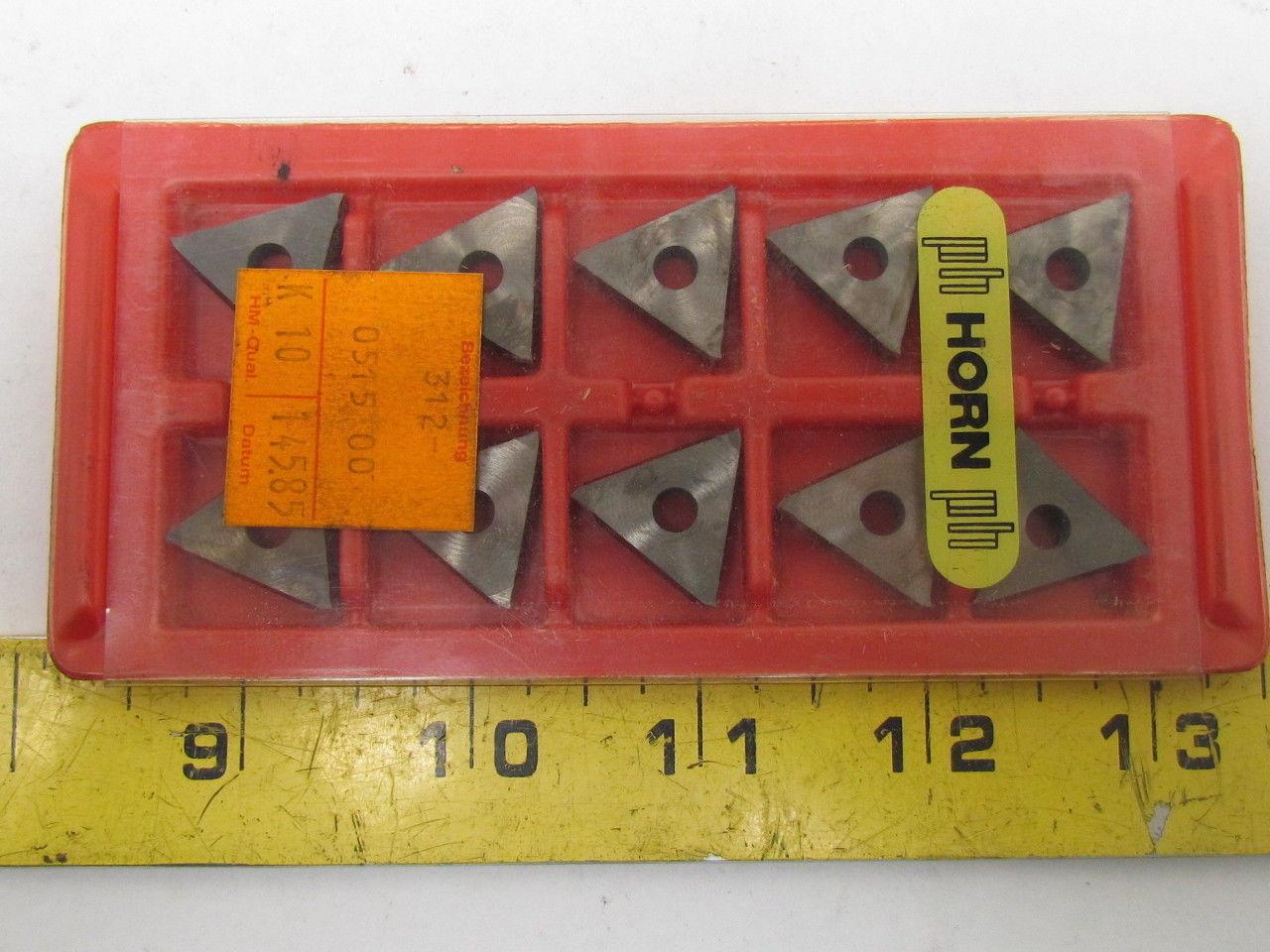 Horn 312.0515.00 K10 145.85 Carbide Insert K10 Box of 10pcs