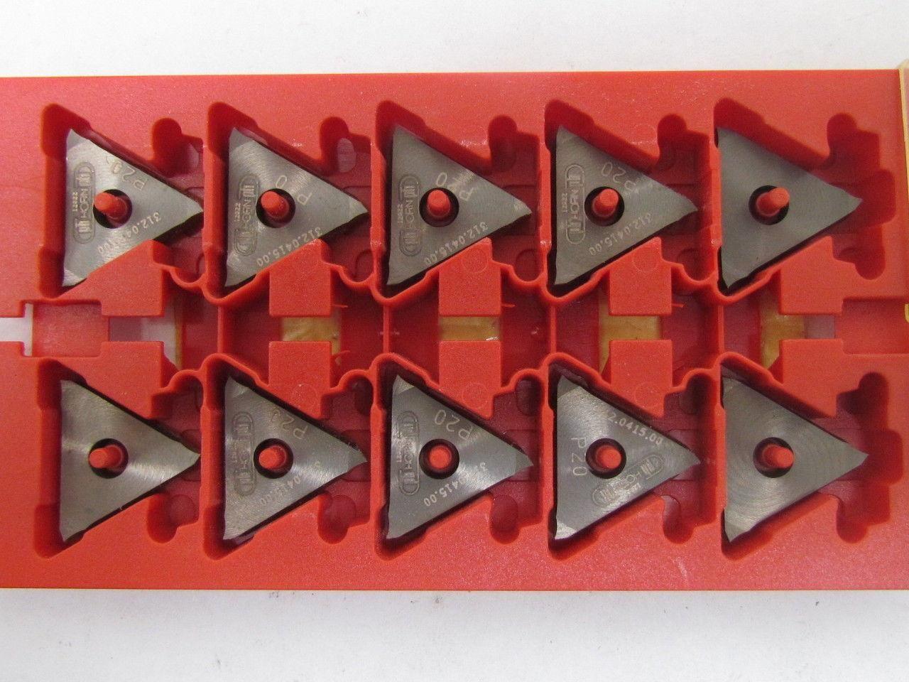 Horn 312.0415.00 P20 Carbide Insert P20 Box of 10