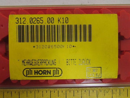 Horn 312.0265.00 K10 Carbide Insert Grade K10 Box of 10pcs
