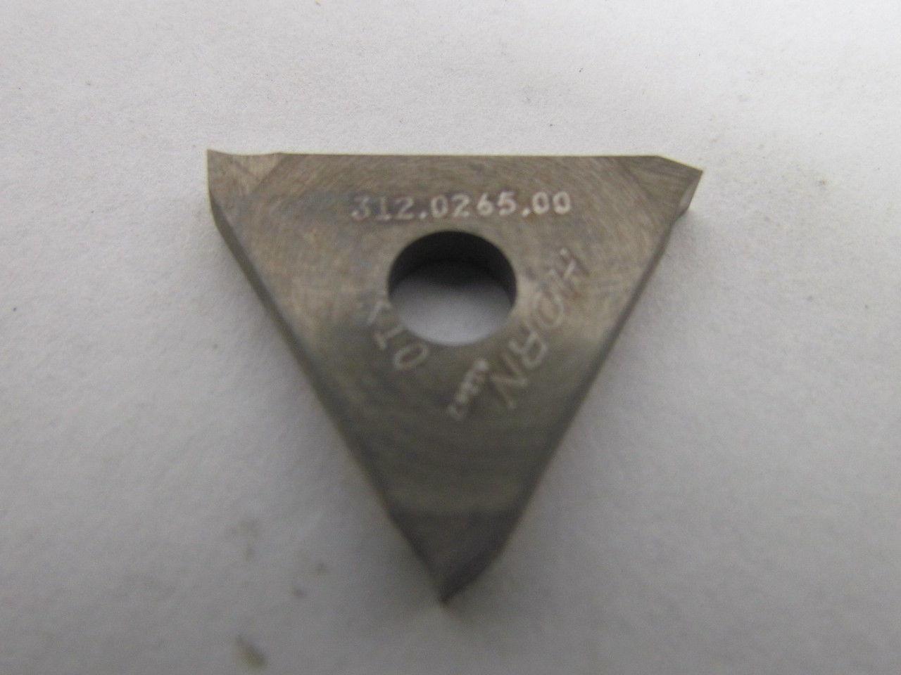 Horn 312.0265.00 K10 Carbide Insert Grade K10 Box of 10pcs