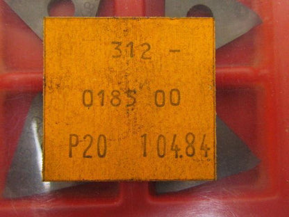 Horn 312.0185.00 P20 104.84 Carbide Insert P20 Box of 10