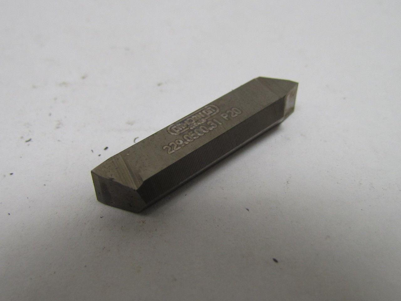 Horn 229.0500.31 P20 29111999 336428 Carbide Grooving Insert P20 Box of 5