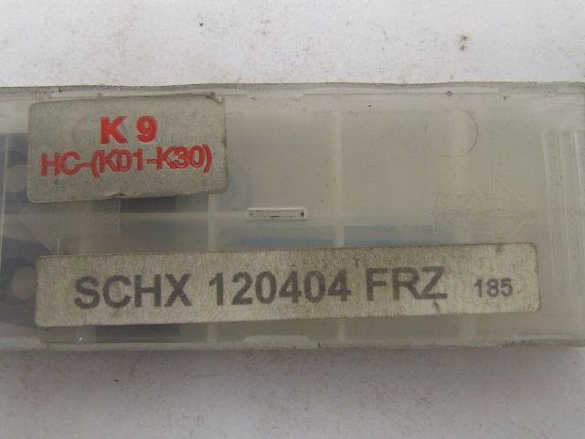 H.Bilz K9 HC- (K01-K30) SCHX 120404 FRZ Carbide Indexable Insert K9 Box of 4