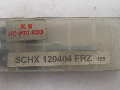 H.Bilz K9 HC- (K01-K30) SCHX 120404 FRZ Carbide Indexable Insert K9 Box of 4