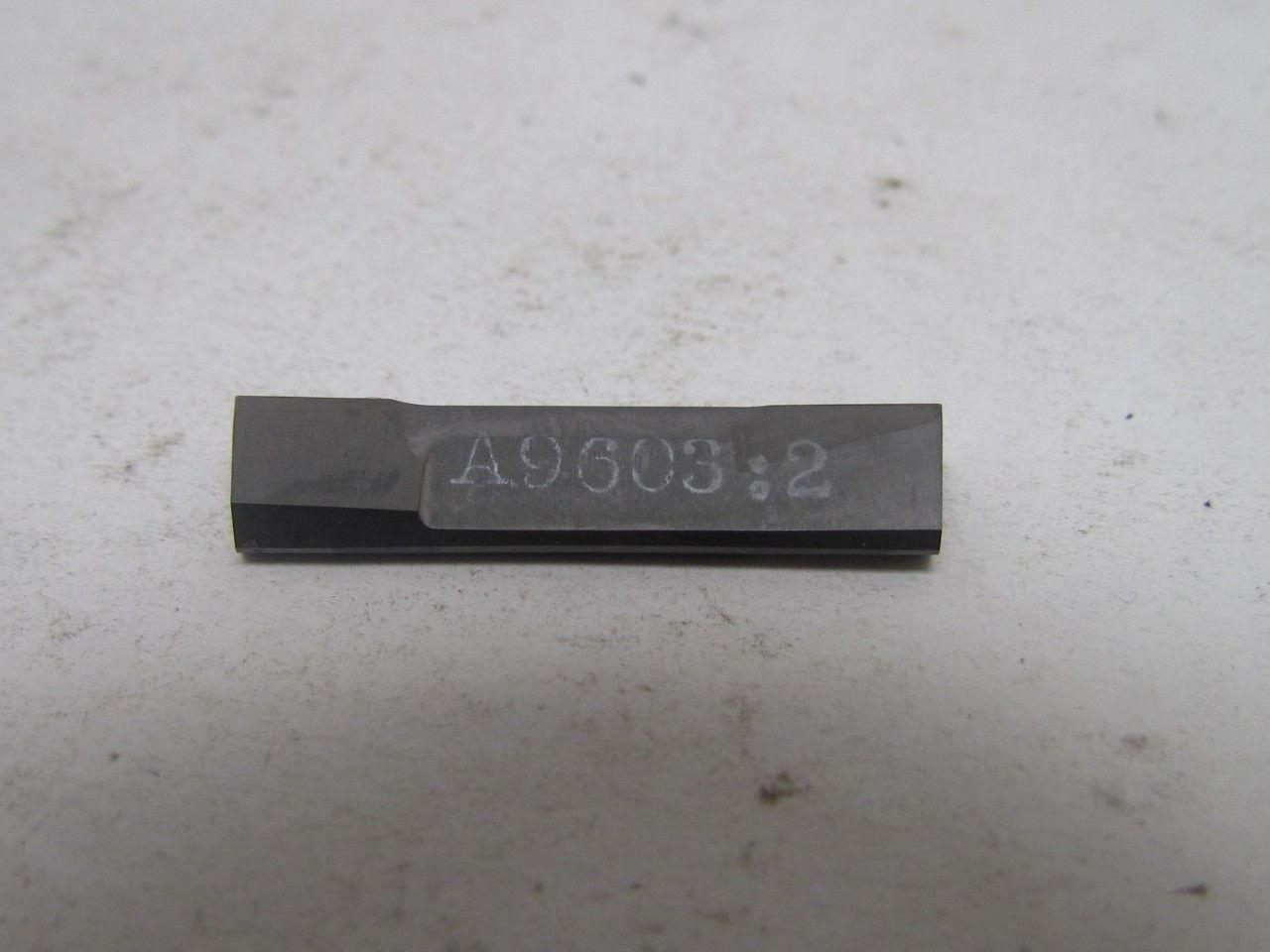 Allied Tool Products A9603:2 Carbide Grooving Insert Grade C2 Box of 20