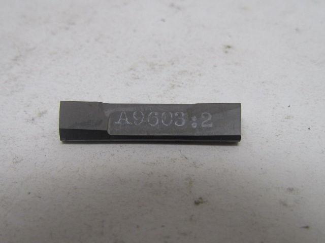 Allied Tool Products A9603:2 Carbide Grooving Insert Grade C2 Box of 20