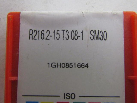 Sandvik Coromant R216.2-15T308-1 Carbide Milling Insert Grade SM30 Box of 10pcs