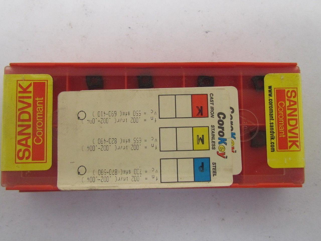 Sandvik LCMX 02 02 04P-53 9N0468019 Carbide Insert Grade 3040 Box of 10pcs