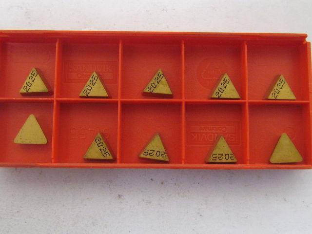 Sandvik TPUN 11 03 08 2025 TPU 222 Carbide Turning Insert Grade 2025 Box of 10pc