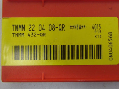 Sandvik TNMM 22 04 08-QR 4015 TNMM 432-QR Carbide Insert Grade 4015 Box of 10pcs