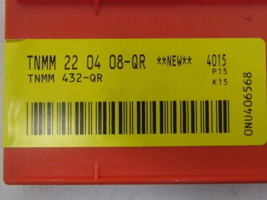 Sandvik TNMM 22 04 08-QR 4015 TNMM 432-QR Carbide Insert Grade 4015 Box of 10pcs