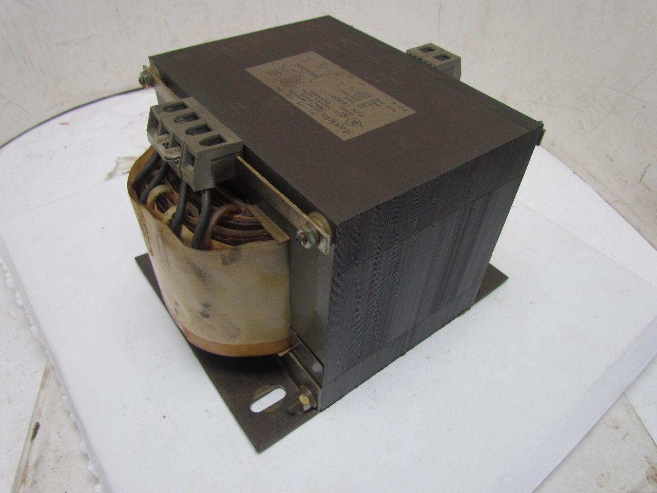 DayKin TA3001 Transformer 3000 VA 240/480V Pri 120V Sec Single Phase