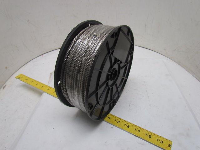 Dayton 1DLC6 Stainless Steel Cable 3/16" Dia 250' Roll Type 304 740Lb Capacity