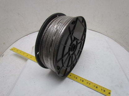 Dayton 1DLC6 Stainless Steel Cable 3/16" Dia 250' Roll Type 304 740Lb Capacity
