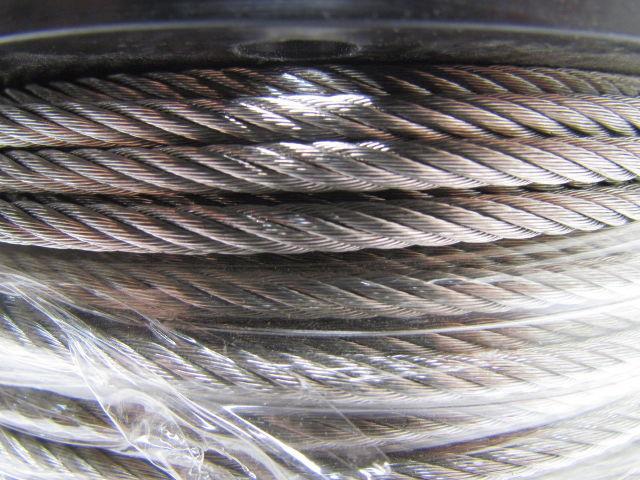 Dayton 1DLC6 Stainless Steel Cable 3/16" Dia 250' Roll Type 304 740Lb Capacity