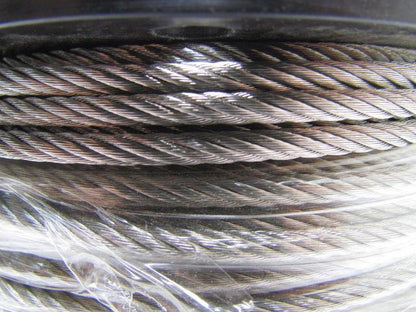 Dayton 1DLC6 Stainless Steel Cable 3/16" Dia 250' Roll Type 304 740Lb Capacity