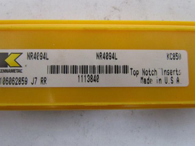 Kennametal NR4094L KC850 Carbide Insert Grade KC850 Box of 5pcs