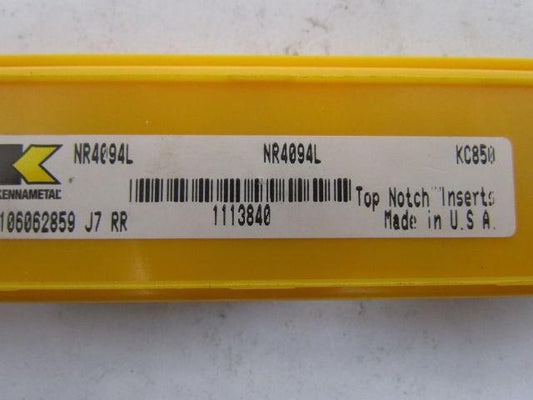 Kennametal NR4094L KC850 Carbide Insert Grade KC850 Box of 5pcs