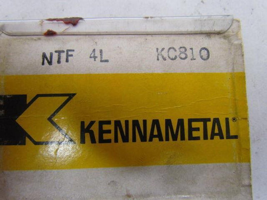 Kennametal NTF4L KC810 Carbide Insert Grade KC810 Box of 4pcs