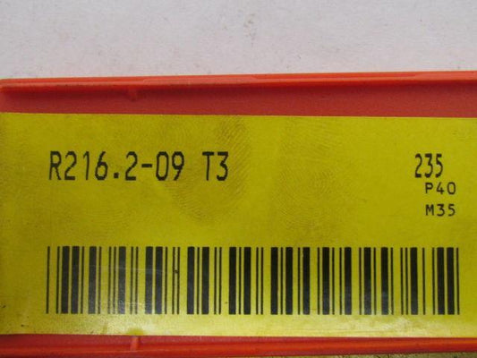 Sandvik Coromant R216.2-09 T3 235 Carbide Insert Grade 235 Box of 10pcs