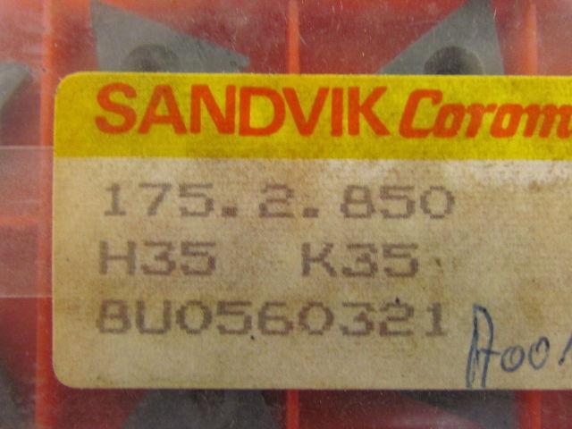 Sandvik Coromant 175.2.850 H35 K35 Carbide Insert Shim Box of 10pcs