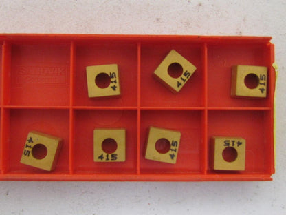 Sandvik SCMT 09 T3 08-UM SCMT 3 (2.5) 2-UM Carbide Insert Grade 415 Box of 7pcs