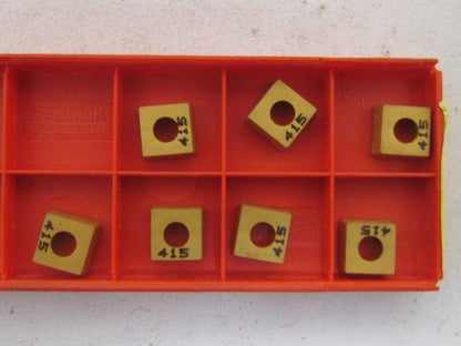 Sandvik SCMT 09 T3 08-UM SCMT 3 (2.5) 2-UM Carbide Insert Grade 415 Box of 7pcs