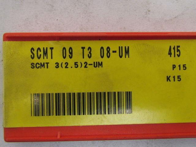 Sandvik SCMT 09 T3 08-UM SCMT 3 (2.5) 2-UM Carbide Insert Grade 415 Box of 7pcs